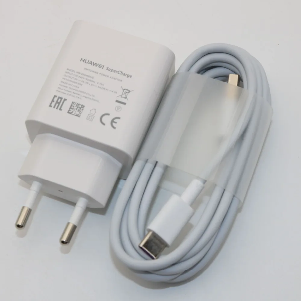 Original Huawei Supercharge Mate 9 10 20 P10 Plus P20 Pro Honor 20 V20 Fast Super Charger 4.5V5A Type-C USB 3.0 Type C Cable 65w charger Chargers