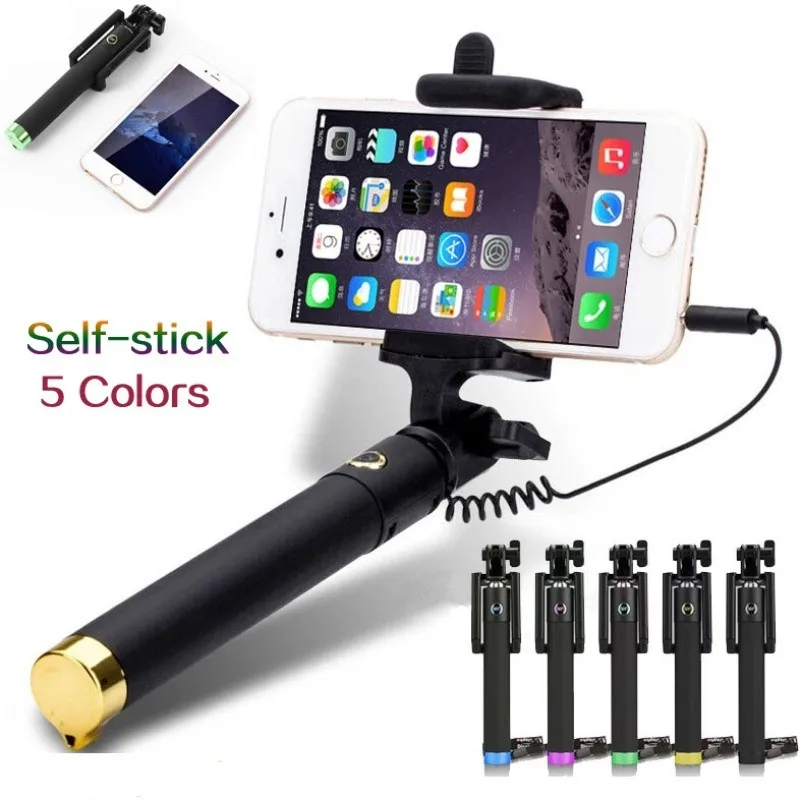 Селфи-Палка для iPhone 6S plus 5 se 5S huawei samsung Xiaomi селфи-палка Mobil Phone Palo Perche Selfie Palo Selfi Para Movil