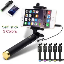 Селфи-Палка для iPhone 6S plus 5 se 5S huawei samsung Xiaomi селфи-палка Mobil Phone Palo Perche Selfie Palo Selfi Para Movil