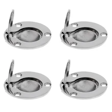 4 шт. лодка рыболовные аксессуары 316 из нержавеющей стали круглая кнопка Слива подъемная кольцевая Тяговая ручка