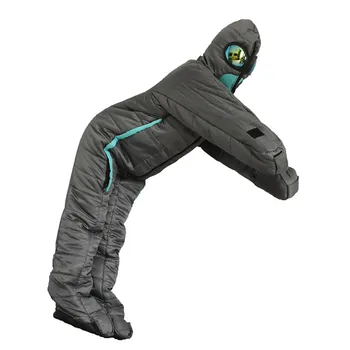 Wearable Full Body Sleeping Bag Comfortable Durable Camping Pouch Alien Walking Sleeping Pouch Portable Camping Sleeping Pouch 3