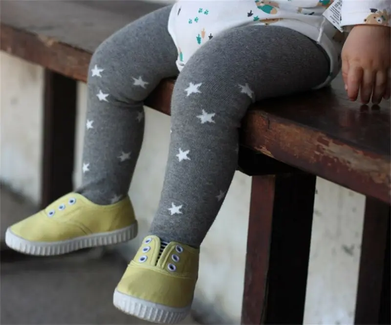 Higirin Winter 1-6T Baby Kid Toddler Infant Soft Cotton Stars Print Solid Warm Hosiery Pantyhose Tights | Женская одежда