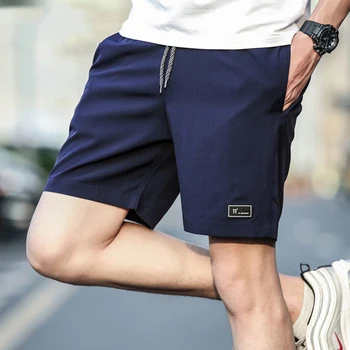 

Men's Summer Drawstring Fast-drying Beach Trousers Elastic Casual Sports Swimming Shorts Trunks