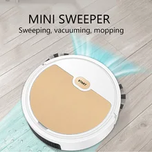 

3 in 1 Smart sweeping robot USB charging mini cleaning machine, sweeping, suction and mopping