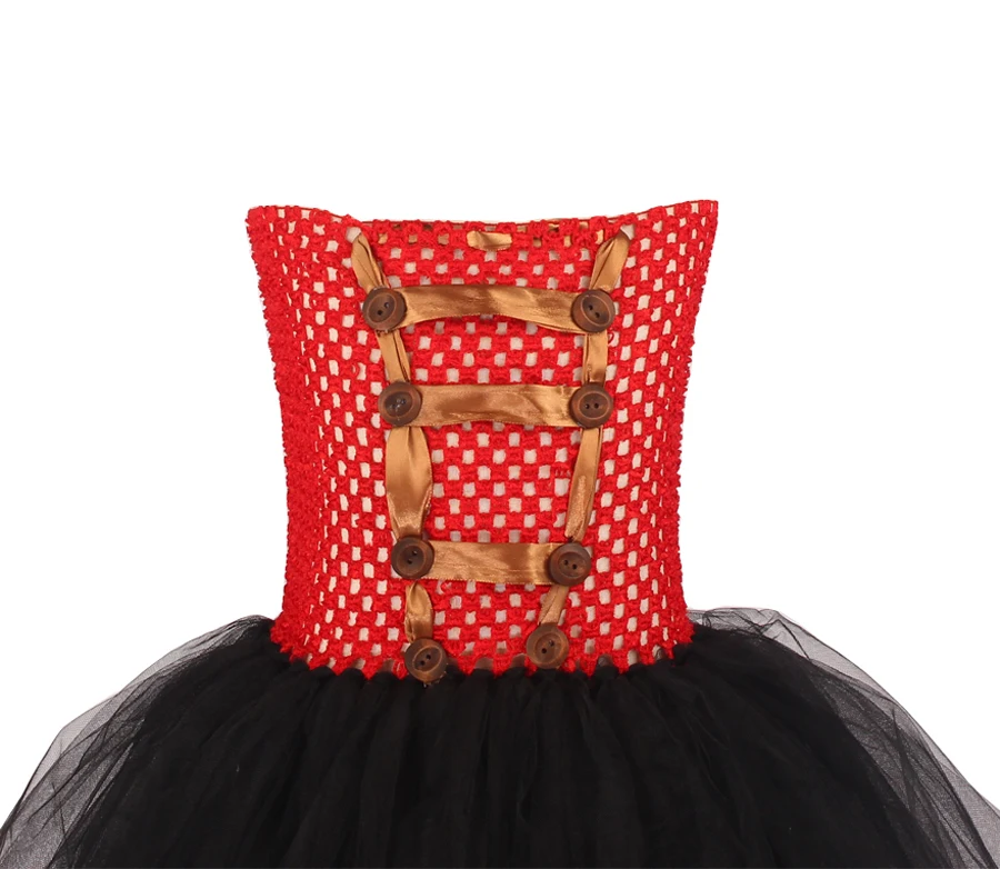 Girls Ringmaster Costume Circus Nutcracker Fancy Tutu Dress Kids Tulle Birthday Party Dress Girl Halloween Dress Up Clothes (12)