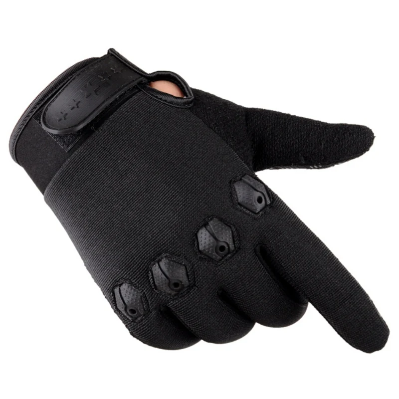 Тактические тренировочные перчатки полные перчатки для пальцев противоскользящие резиновые варежки Охота Кемпинг Велоспорт