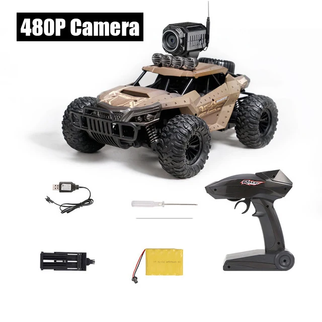 480P camera Машины на панели управления 1/18 электрический автомобиль RC с WiFi FPV 720P камера HD машина на радио игрушка подарок для детей мальчик - Цвет: 480P camera