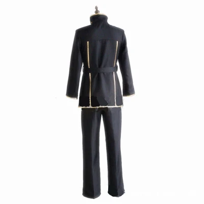 Высокое качество Аниме Code Geass Lelouch Восстания Lelouch Lamperouge Hallowmas мужской костюм для косплея топ+ штаны+ пояс
