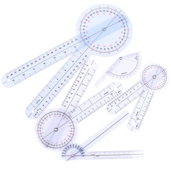 

1Pcs New Medical Spinal Ruler Finger Goniometer Angle Protractor 12/8/6 Inch Ruler