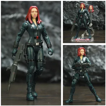 

Marvel Avenger Young Black Widow 6" Movie Action Figure Heroines Natasha Romanoff Legends Scarlett Johansson Doll Custom ZD Toy