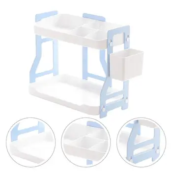 

Double Layer Storage Rack Household Sundry Holder Desktop Cosmetic Storage Shelf