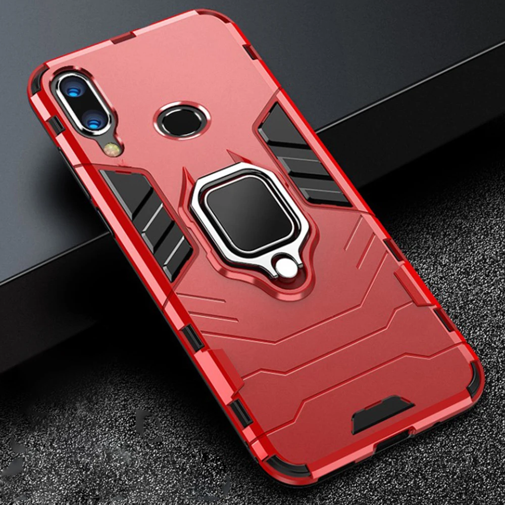 Чехол для samsung Galaxy A10s A 10 s, защитный чехол из поликарбоната, металлическое кольцо, держатель, чехол для телефона, чехол для samsung A10s, Прочный противоударный бампер