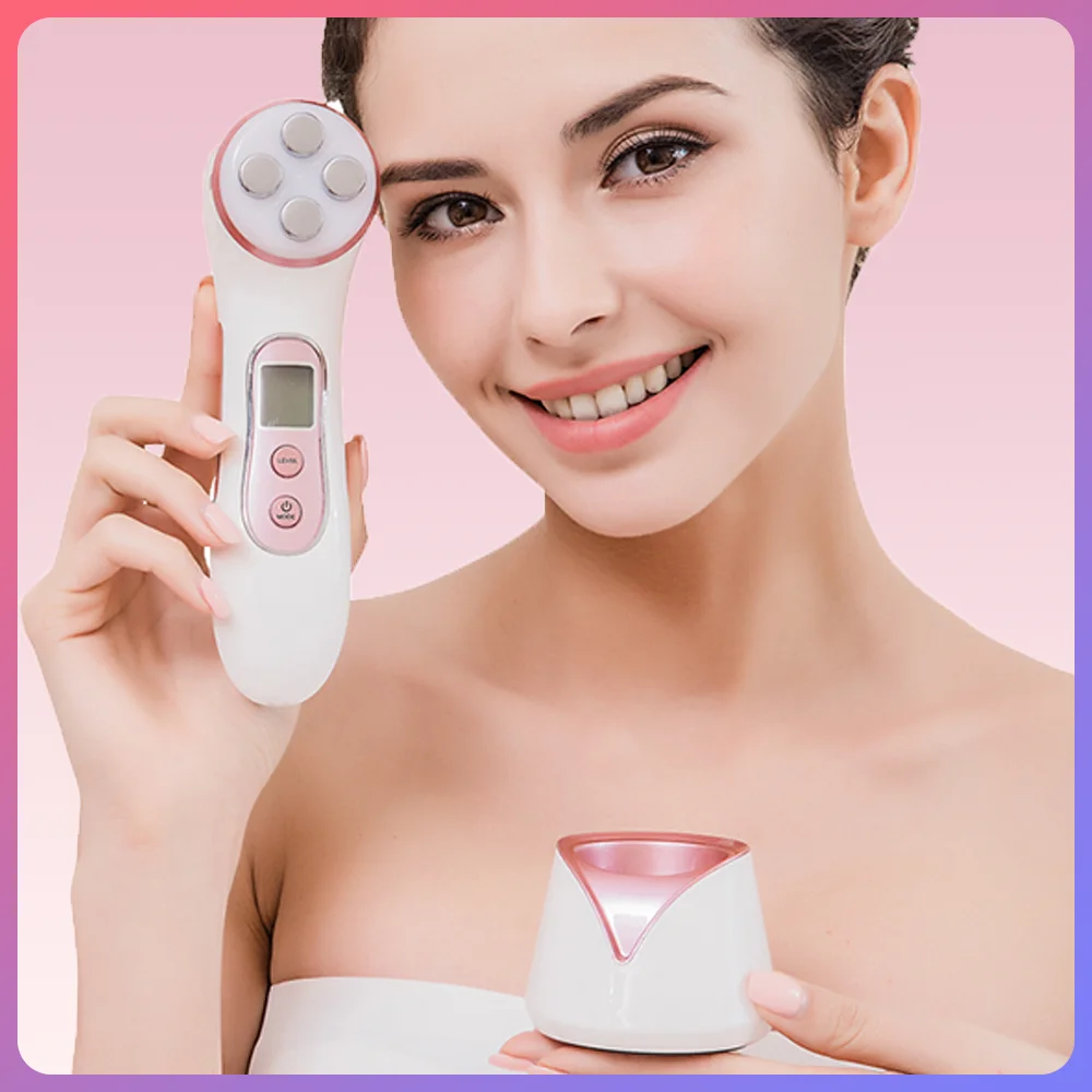 MISMON 306C Красота машина 5 в 1 RF EMS светодиодный пистолет для мезотерапии, инструменты для ухода за кожей лица фотон омоложения кожи анти старения Лифт массажер для лица|Устройство для ухода за кожей лица| | АлиЭкспресс