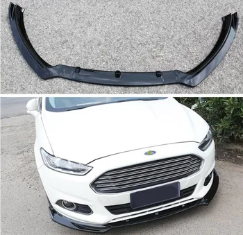 

ABS PAINT CARBON FIBER FRONT BUMPER SPOILER LIP SPLITTERS WIND KNFE COVER For Ford Mondeo / Fusion 2013-2021