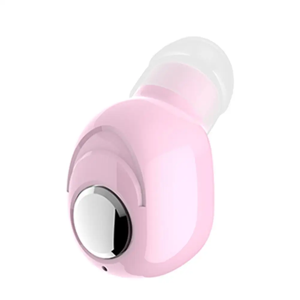 L16 мини беспроводные наушники Bluetooth 5,0 наушники-вкладыши Спортивная стерео Беспроводная гарнитура IPX5 с микрофоном громкой связи для Android IOS - Цвет: Pink