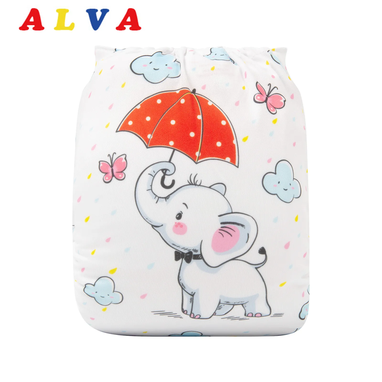 Cloth Nappy ALVABABY Microfiber-Insert Cute Diaper with 1pc New-Arrival