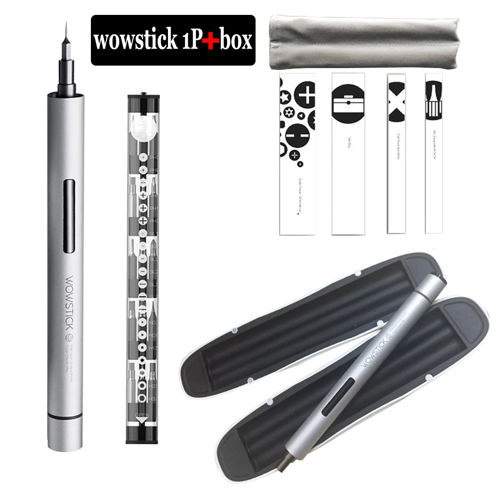 Wowstick Electric Screwdriver Precision Mini Handheld Cordless Electric Screwdriver and Portable Storage Box Tool Set