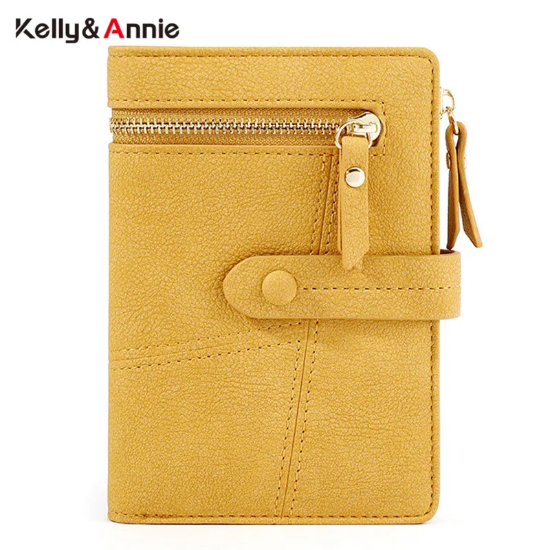 

Many Departments Gemetric Wallet Matte Leather Card Holder Zipper Coin Pocket Female Carteira Ladies Small Purse Wallet Women