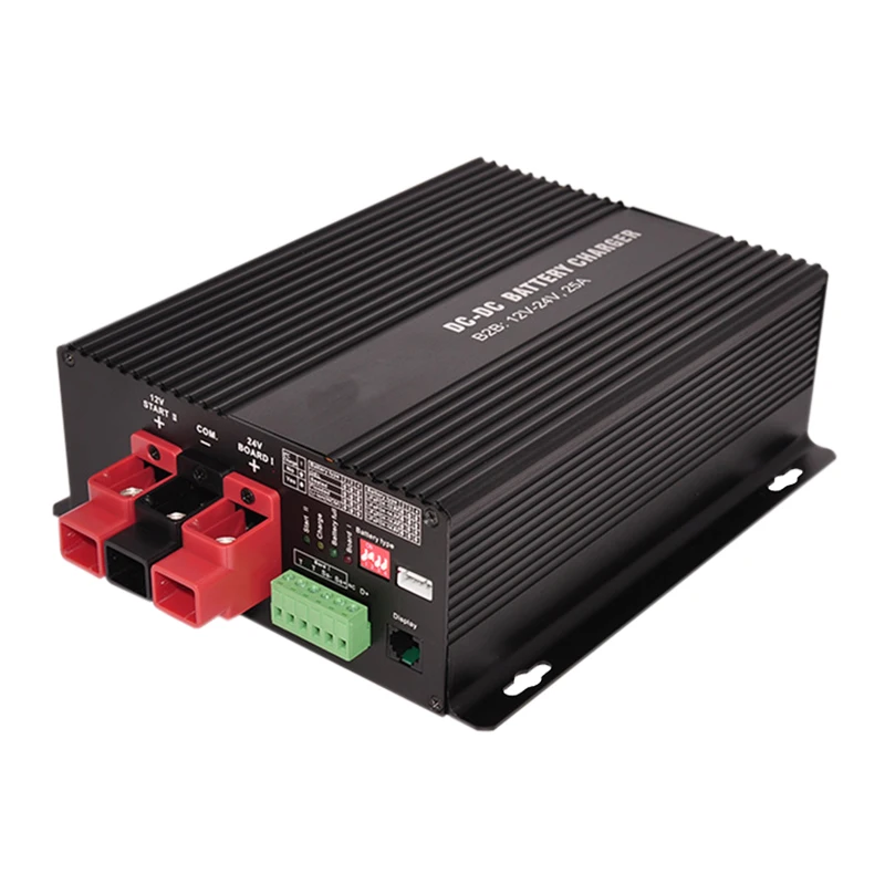 Caricabatterie DC-DC 24V 50A, Caricatore Automatico Intelligente per Batterie di Veicoli e Camper, Supporto Bluetooth e APP - Image 6