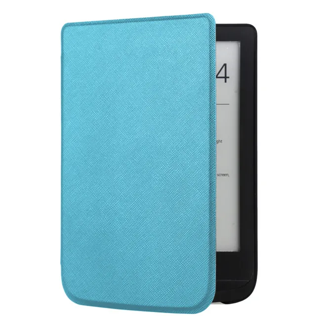 light blue GLIGLE 100 шт./лот тонкий защитный чехол для Pocketbook 627 616 632 чехол для электронной книги Pocketbook Touch Lux 4/Basic Lux 2 - Цвет: light blue