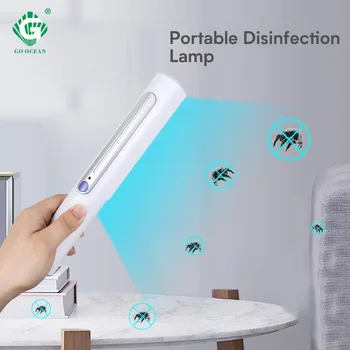 

Portable 3W UVC Sterilization Light Personal Care Traveling UV Fast Disinfection Stick Battery Power 253.7nm Germicidal Lamp