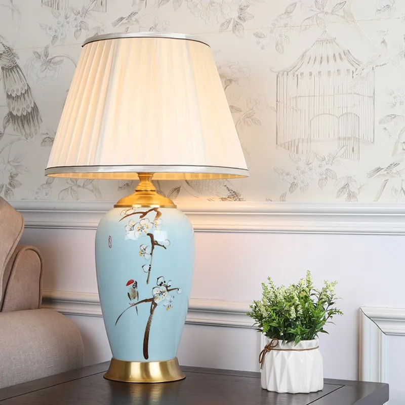 large ceramic table lamps for living room