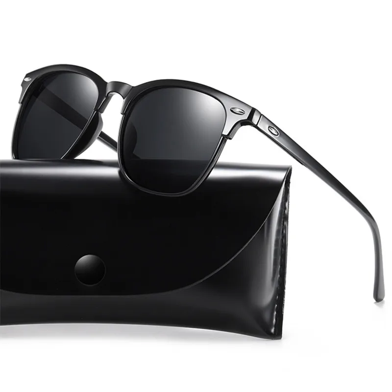 

Классические солнцезащитные очки, винтажные брендовые дизайнерские квадратные поляризационные солнцезащитные очки для мужчин и женщин, Модные антибликовые очки для вождения в стиле ретро