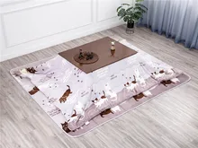 4pcs/set Kotatsu Set 1 Table 2 Futon 1Heater Nordic Design Oak Wood Japanese Furniture Living Room Casual Heated Tatami Table 4pcs/set Kotatsu Set 1 Table 2 Futon 1Heater Nordic Design Oak Wood Japanese Furniture Living Room Casual Heated Tatami Table