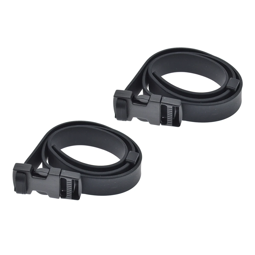 2Pcs Diving Quick Release Rubber Knife Straps Scuba Dive Snorkeling Replacement Survival Gear Equipment Tactical Knifes Belt