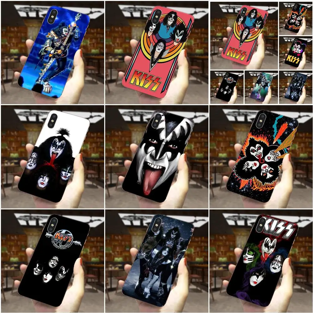 

For Xiaomi Redmi Mi 4 7A 9T K20 CC9 CC9e Note 7 8 9 Y3 SE Pro Prime Go Play TPU Fashion Case Gene Simmons Kiss Band