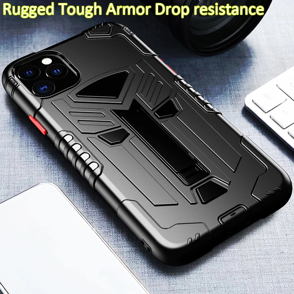 Прочный военный чехол для iPhone 11 Pro Max ударопрочный чехол|Бамперы| |