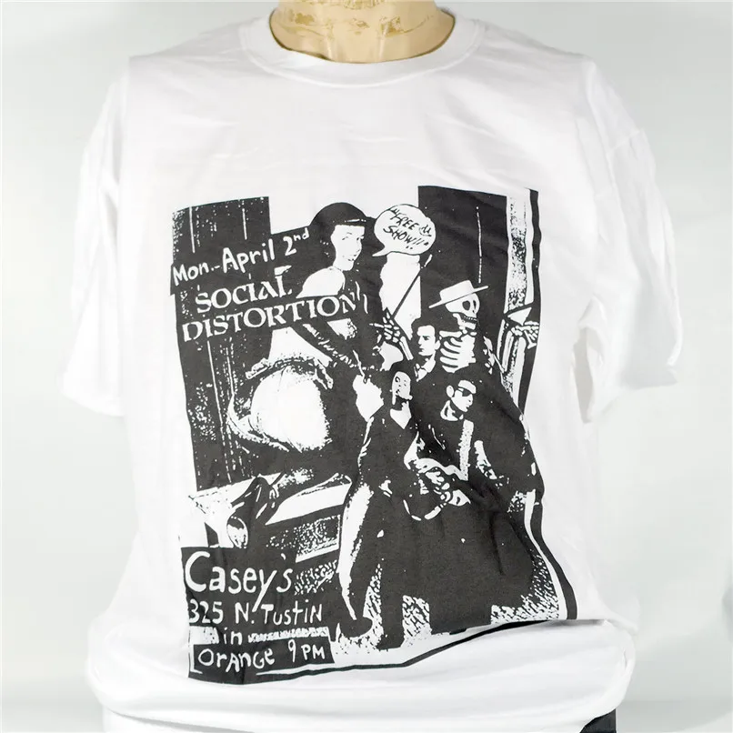 В стиле панк-рок футболка унисекс Social Distortion Плохая Религия Nofx S-3Xl Спортивная |