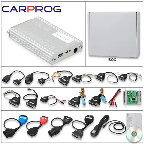 Прошивка Carprog V8.21 V10.93 полностью идеальной онлайн версии с 21 адаптером и полной