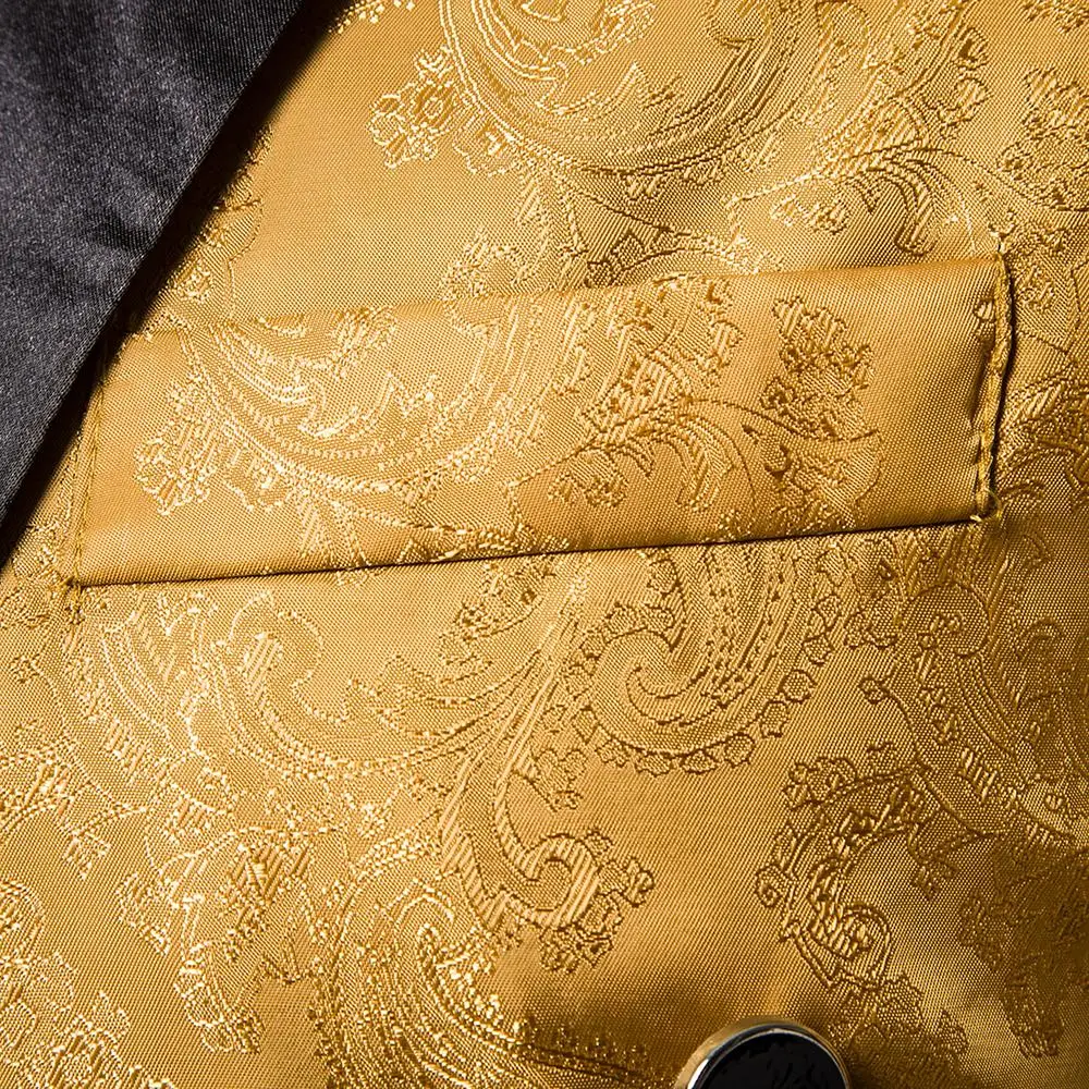 Мужской смокинг костюм Готический стимпанк Блейзер пиджак модный длинный рукав тонкий пиджак костюм для выступлений мужские свадебные костюмы