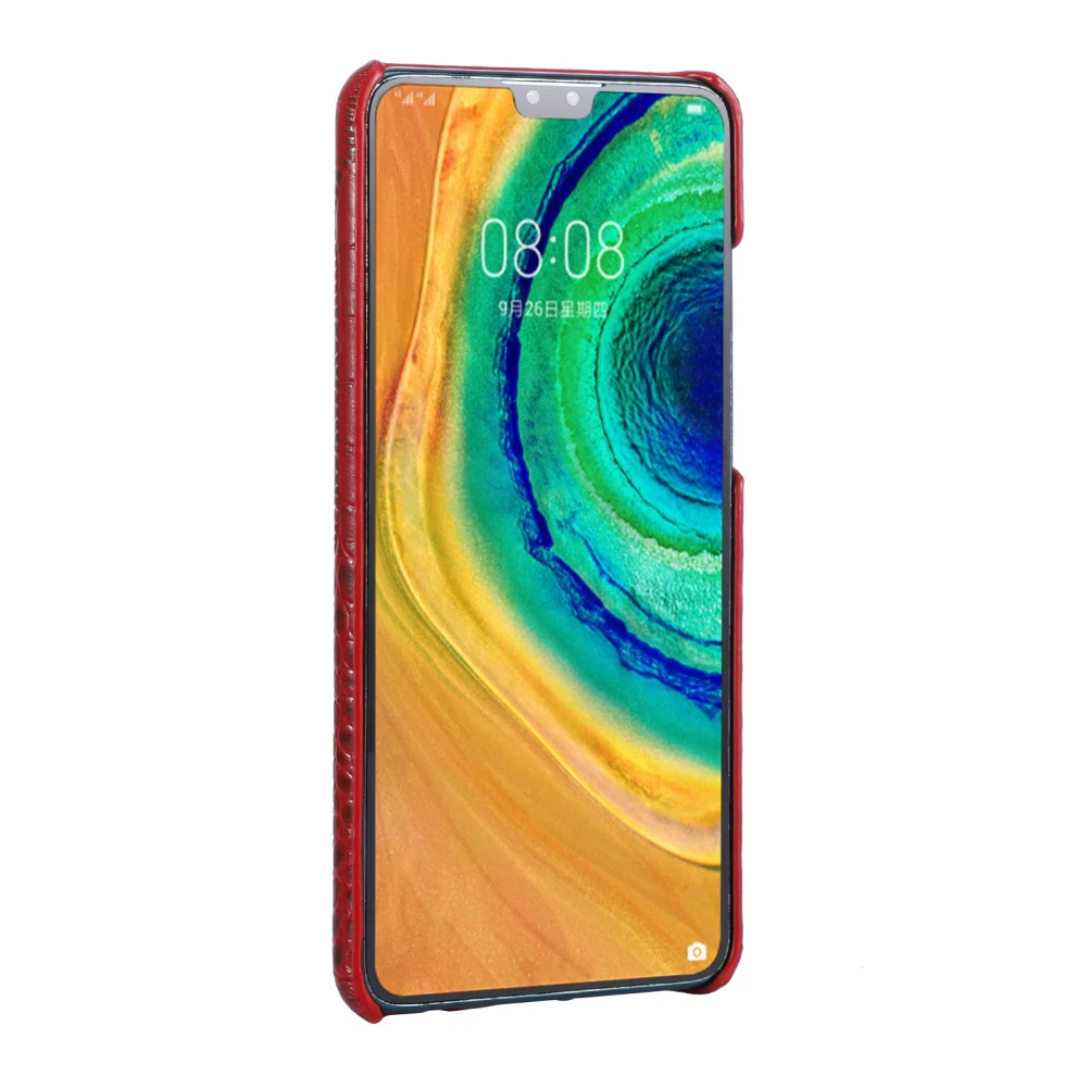 Роскошный чехол для huawei mate 30 Pro, Винтажный чехол с крокодиловым узором, чехол из натуральной кожи для huawei mate 30, защитная задняя крышка