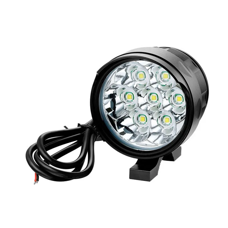 12 V-85 V DC 3-16 XML T6 светодиодный Электрический велосипед ультра яркий водонепроницаемый 3000-16000лм мощный головной светильник мотоциклетный светильник