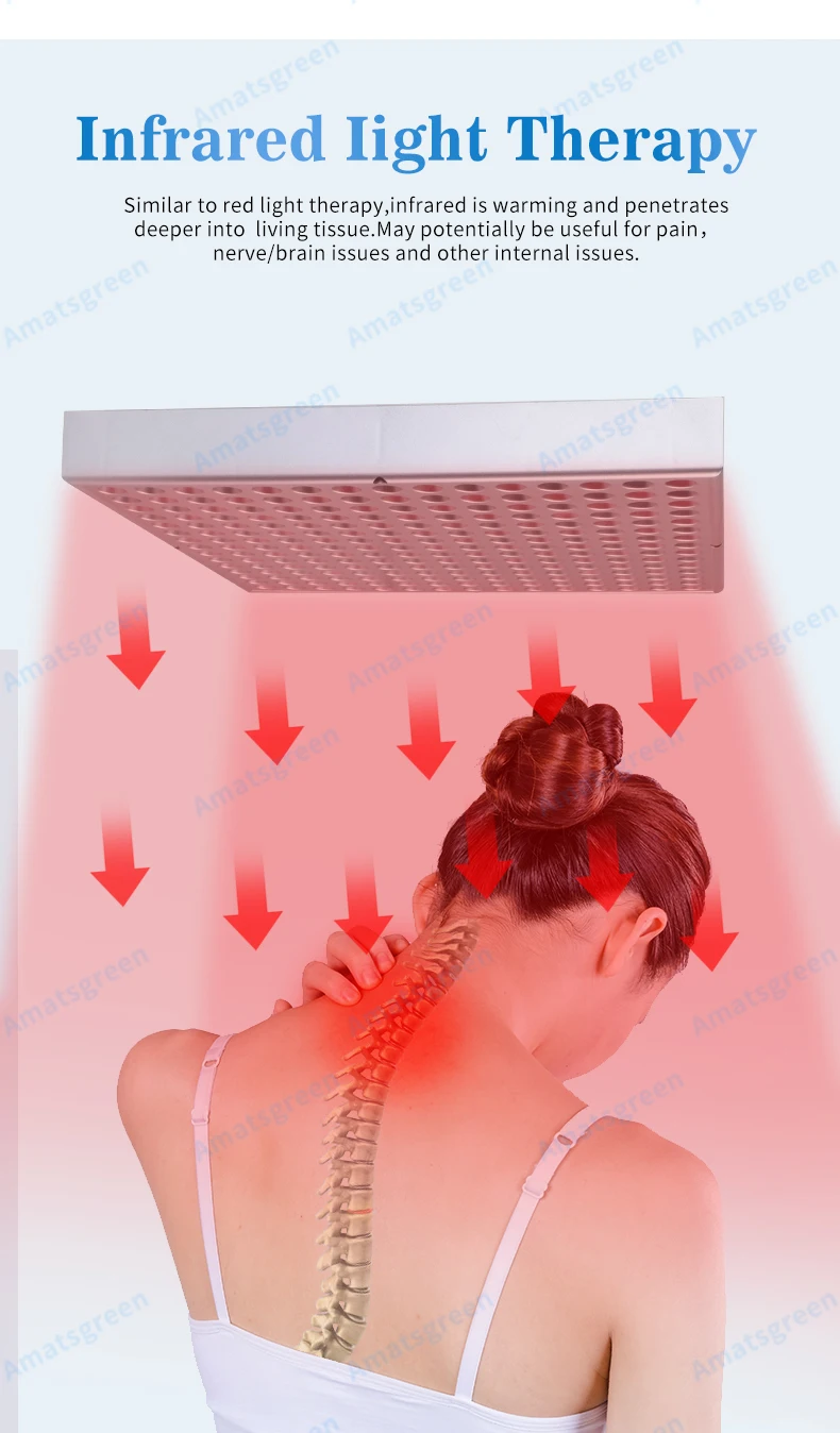 45W Red Led Light Therapy Deep Red 660nm mix Near Infrared 850nm Led Light for Skin and Pain Relief