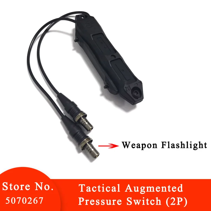 

Element Airsoft Tactical Augmented Pressure Switch Double Switch for Surefir Tactical Flashlight Surefir M600 Weapon Scout Light
