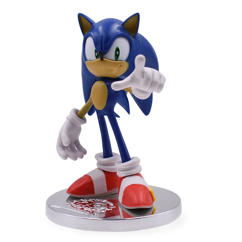 7 ''Sonic зубная щётка 20th Юбилей супер фигурка Sonic игрушки куклы s тени Аниме
