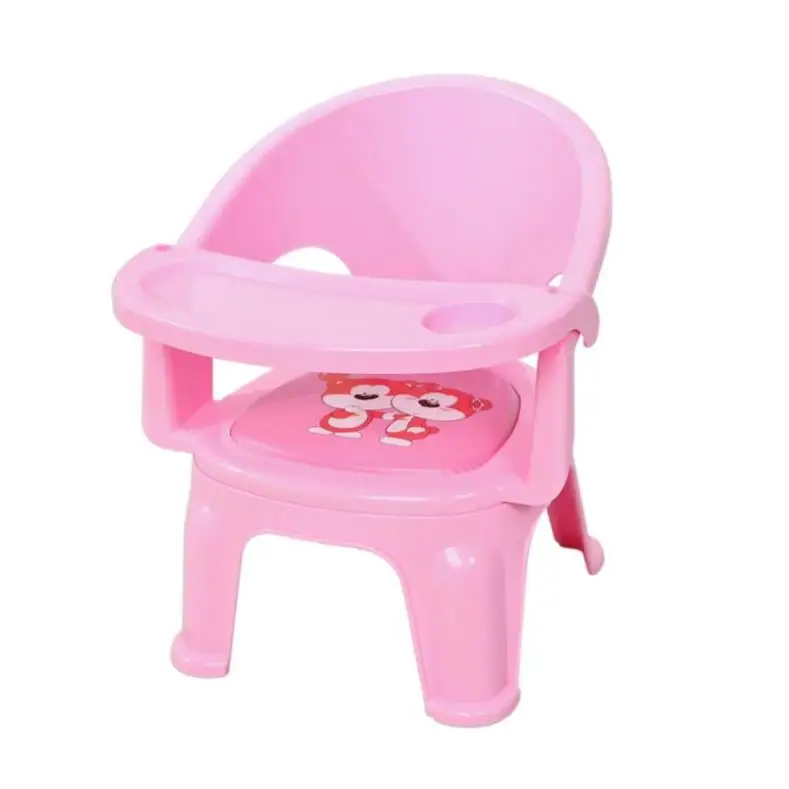 

H1 Children's Dining Chair Called Chair with Plate Tray Baby Eating Table Children Chair Table Back Baby Stool Plastic Cheap