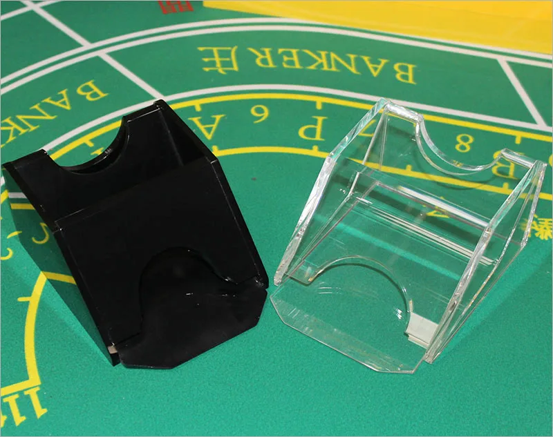 Игральные карты дилер обуви для 1 колода емкость Прозрачный или черный акрил кардкейс