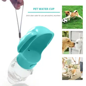 

500ml Portable Folding Pet Dog Water Bottle Outdoor Cat Feeding Drink Cup Drinking Bowl Outdoor Pet Water Dispenser Feeder Pet