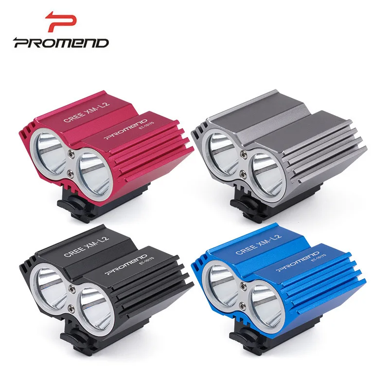 

ProMend Bicycle Light T6 Long Shots Aluminum Chargeable USB Headlight Mountain Bike L2 Night Riding Major Light