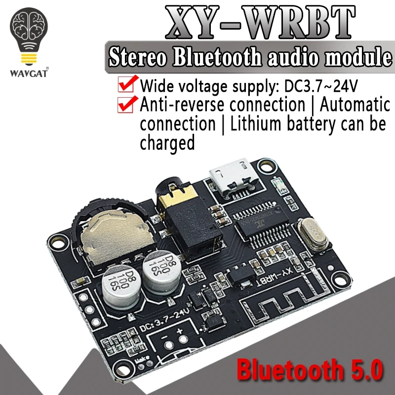 Плата аудиоресивера совместимая с Bluetooth 4 0 5 MP3 беспроводная стереомузыкальная