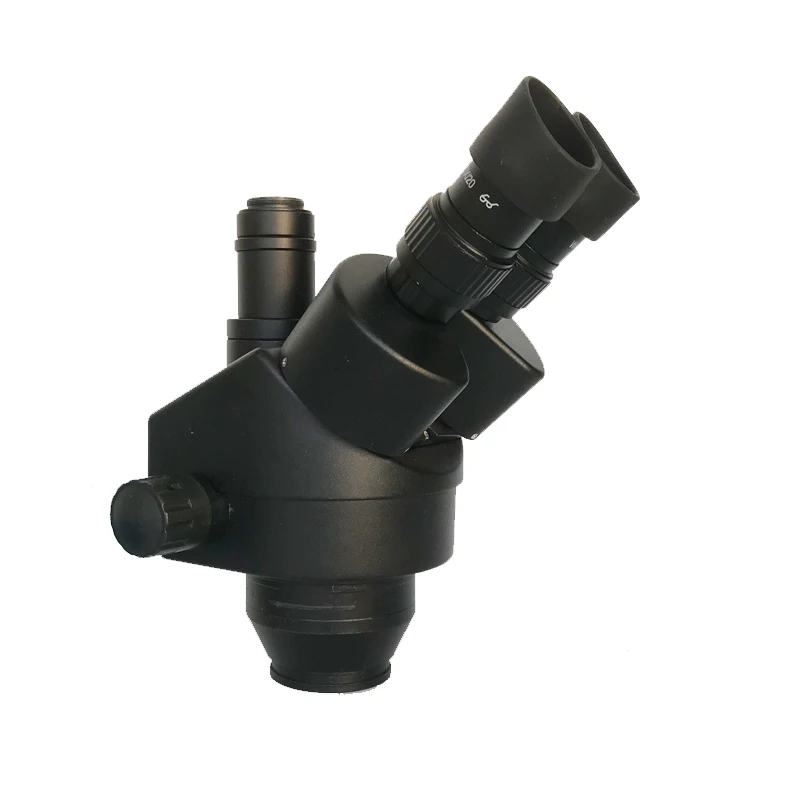 Черный 3.5X-180X промышленный Тринокулярный Стерео микроскоп с одной рукояткой Подставка для сотового телефона Ювелирная электроника ремонт печатных плат