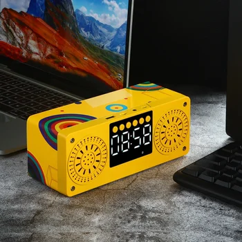 

Wireless wood Bluetooth Speaker Portable Speakers Mp3 Super Bass Boombox Bluetooth Stereo Bookshelf Speaker FM Radio Subwoofer