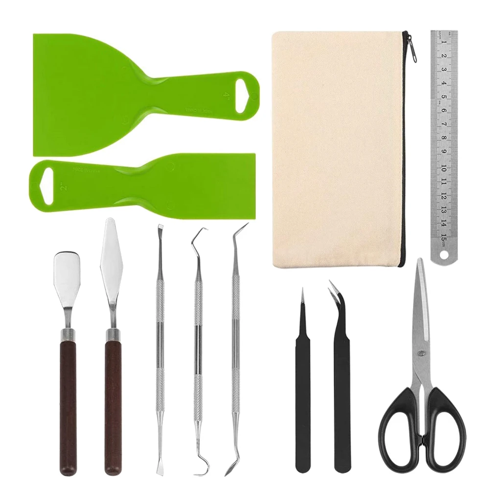 

12Pack Craft Vinyl Weeding Tool Kit Basic Vinyl Tool for Cricut Cameos Lettering
