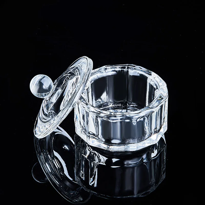 Мульти форма стекло ногтей Хрустальная чаша чашка Dappen Блюдо Arcylic держатель для пудры контейнер дизайн ногтей маникюр салон Инструменты - Цвет: AQ02276