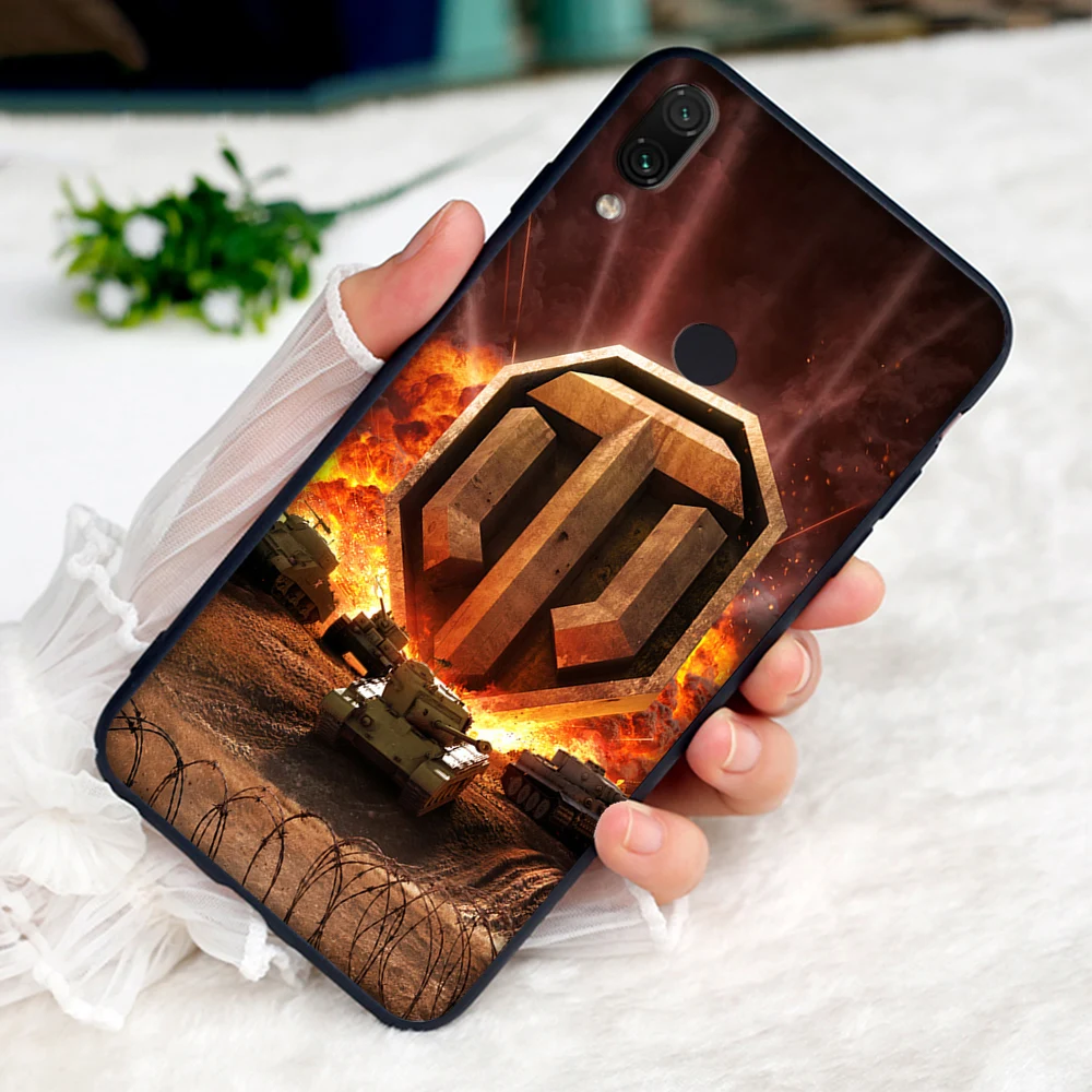 Мягкий чехол World of Tanks для Xiaomi mi Red mi Note 5 6 K20 A3 9T Pro CC9 CC9e 7A - Цвет: 11