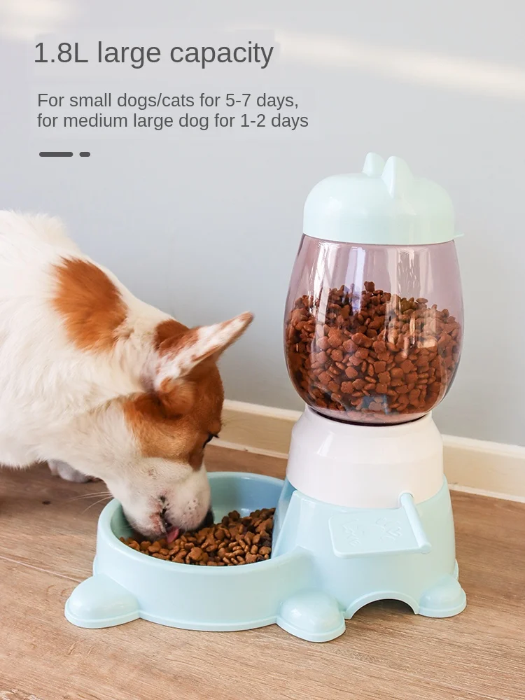 Автоматическая кормушка для кошек и собак Fortune умная поджимная Лапка миска Тедди